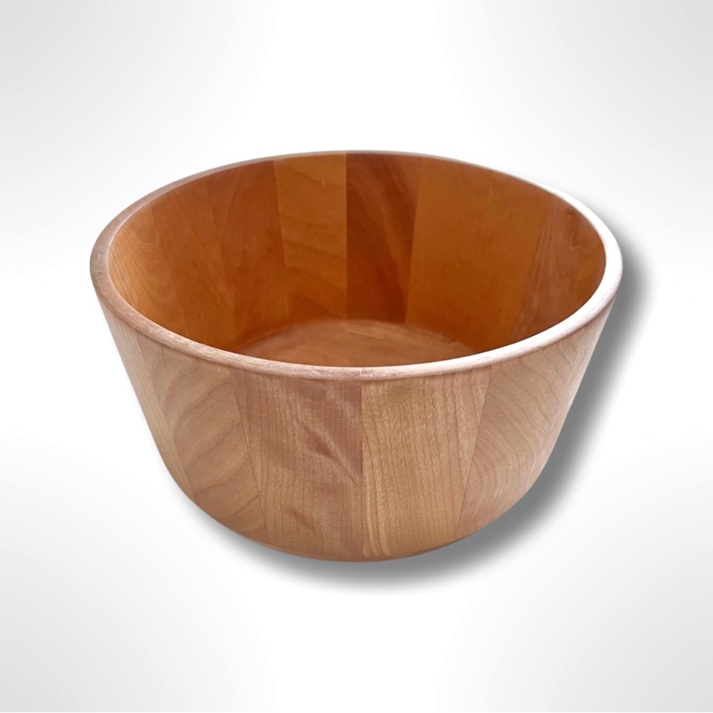 Crate & Barrel x John Mcleod 9" Vermont Birchwood Centerpiece Serving Bowl
